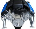 Detailed V8 Engine Modello 3D