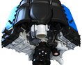 Detailed V8 Engine 3D-Modell