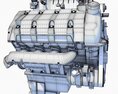 Detailed V8 Motor 3D модель