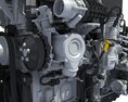 Detroit DD16 Truck Engine 3Dモデル