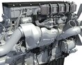 Detroit DD16 Truck Engine 3D模型