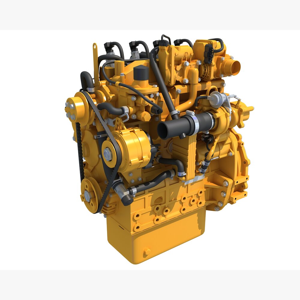 Diesel Engine 3D модель
