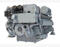 Diesel Marine Engine For Yachts Vessels And Ships Modelo 3d