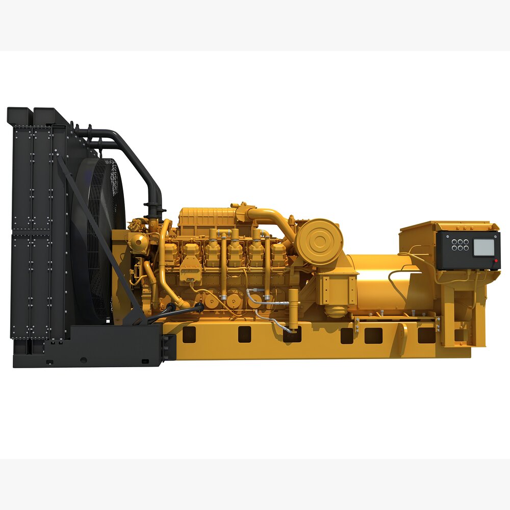 Drilling Power Generator Engine 3D 모델 