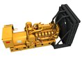 Drilling Power Generator Engine 3Dモデル
