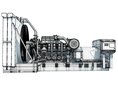 Drilling Power Generator Engine Modello 3D