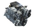 Duramax Diesel V8 Turbo Engine 3D-Modell