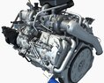 Duramax Diesel V8 Turbo Engine 3D 모델 