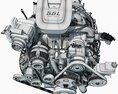 Duramax Diesel V8 Turbo Engine 3D 모델 