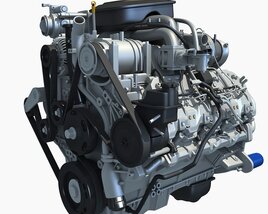 Duramax V8 Engine Modèle 3D