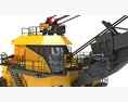 Electric Mining Rope Shovel 3D-Modell seats
