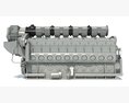 EMD Locomotive Electro-Motive Diesel Engine 3d model