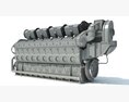 EMD Locomotive Electro-Motive Diesel Engine Modello 3D