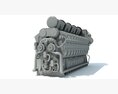 EMD Locomotive Electro-Motive Diesel Engine 3D-Modell