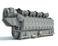 EMD Locomotive Electro-Motive Diesel Engine 3Dモデル