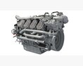 Euro 6 European Diesel Engine For Trucks And Buses Modelo 3D