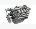 Euro 6 European Diesel Engine For Trucks And Buses 3D-Modell