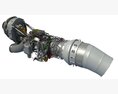 Europrop TP400-D6 Turboprop Engine For Airbus A400M 3Dモデル