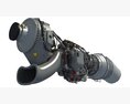 Europrop TP400-D6 Turboprop Engine For Airbus A400M Modelo 3d