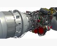 Europrop TP400-D6 Turboprop Engine For Airbus A400M 3d model
