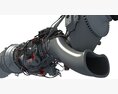 Europrop TP400-D6 Turboprop Engine For Airbus A400M 3D модель