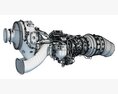 Europrop TP400-D6 Turboprop Engine For Airbus A400M 3Dモデル