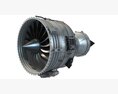 Fanjet Turbofan Engine Modèle 3d