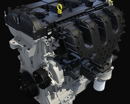Ford Escape Engine Modello 3D