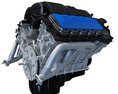 Ford Mustang Boss 302 V8 Engine Modello 3D