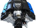 Ford Mustang Boss 302 V8 Engine 3Dモデル