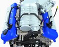Ford Shelby GT500 V8 Engine 3D 모델 