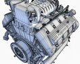 Ford Shelby GT500 V8 Engine Modèle 3d