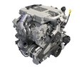 Full Twin Turbo V6 Car Engine Modello 3D