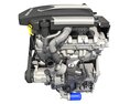 Full Twin Turbo V6 Car Engine Modelo 3d