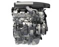 Full Twin Turbo V6 Car Engine 3D модель