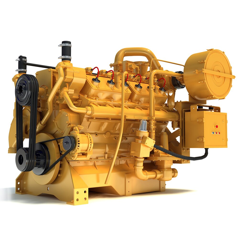Gas Generator Engine Modelo 3D
