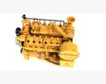 Gas Generator Engine Modèle 3d