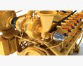 Gas Generator Engine Modelo 3d