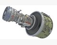 Geared Turbofan Engine 3D модель