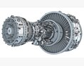 Geared Turbofan Engine 3D模型