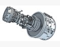Geared Turbofan Engine 3D模型