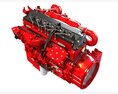 Heavy-Duty Truck Engine 3D 모델 