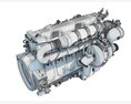 Heavy-Duty Truck Engine 3D модель