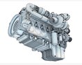 Heavy-Duty Truck Engine 3D модель
