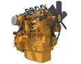 High-Power Diesel Engine Modello 3D