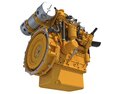 High-Power Diesel Engine Modelo 3D
