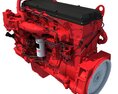 High-Power Truck Engine 3d model