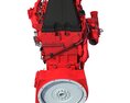 High-Power Truck Engine Modello 3D