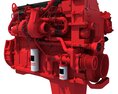 High-Power Truck Engine 3D 모델 