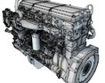 High-Power Truck Engine Modello 3D